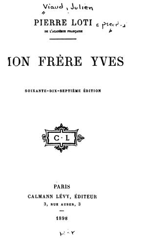 Mon frère Yves
