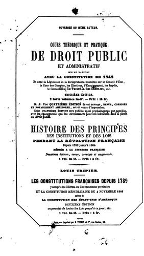 Histoire du droit civil de Rome et du droit français by Louis Firmin Julien Laferrière cover