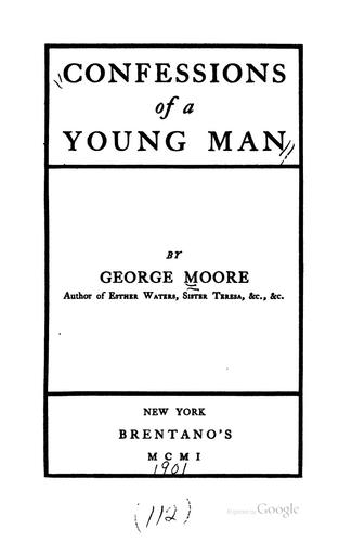 Confessions of a young man