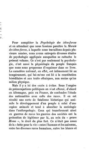 Psychologie du peuple français by Alfred Fouillée cover