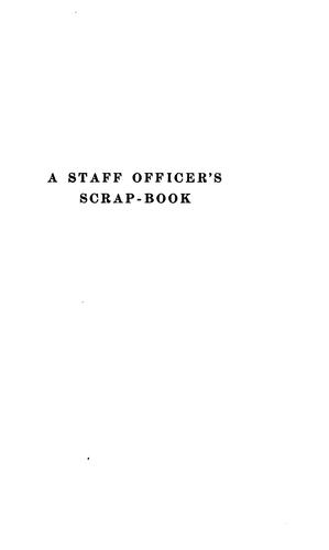 A staff officer's scrap-book during the Russo-Japanese war by Hamilton, Ian Sir cover