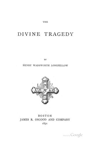 The divine tragedy