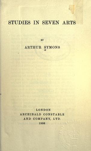 Studies in seven arts