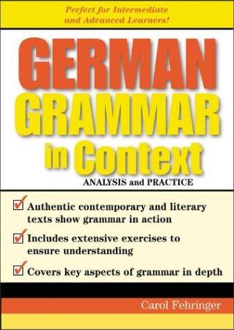 German grammar in context