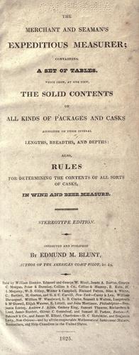 The merchant and seaman's expeditious measurer