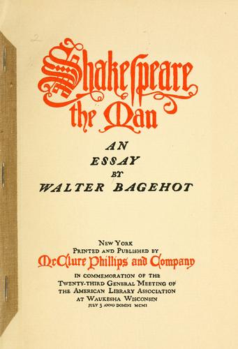 Shakespeare the man