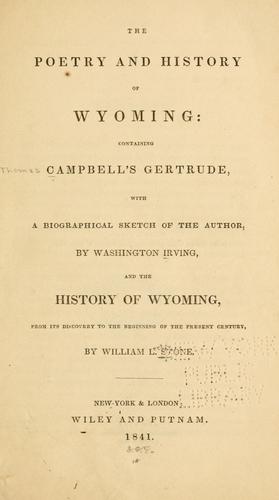 The poetry and history of Wyoming