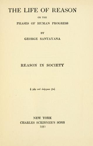 The life of reason