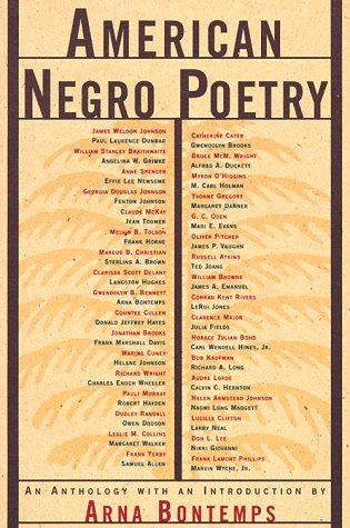 American Negro poetry