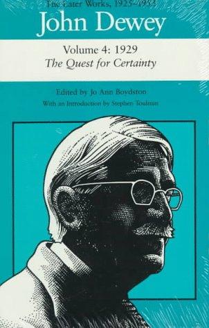 John Dewey: The Later Works, 1925-1953