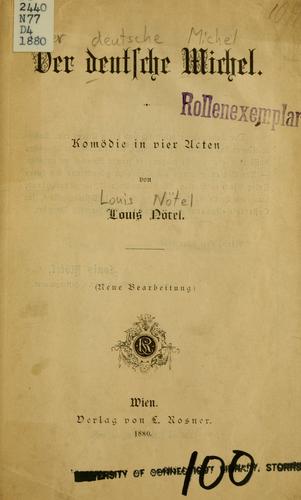 Der deutsche Michel by Louis Nötel cover