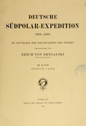 Deutsche Südpolar-Expedition, 1901-1903 by Deutsche Südpolar-Expedition (1901-1903) cover