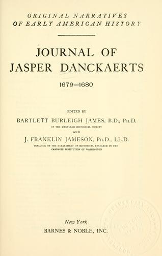 Journal of Jasper Danckaerts