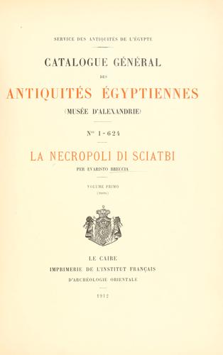 La necropoli di Sciatbi by Evaristo Breccia cover