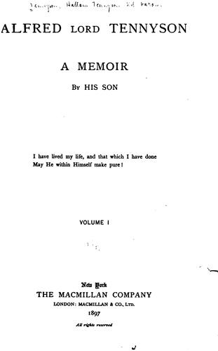 Alfred Lord Tennyson