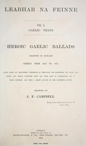 Leabhar na Feinne