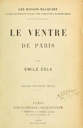 Le ventre de Paris