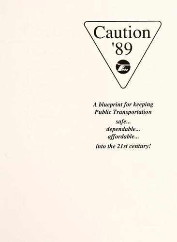 The 1989 RTA legislative program initiative