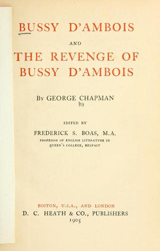 Bussy D'Ambois