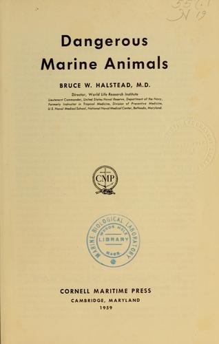 Dangerous marine animals
