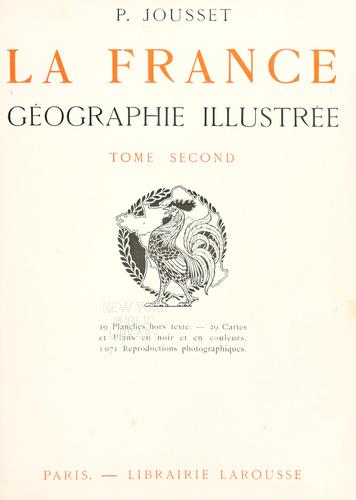 La France; g by P. Jousset cover