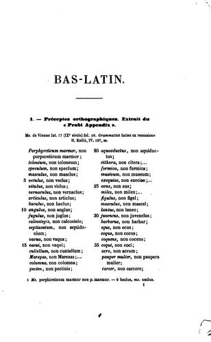 Recueil d'anciens textes bas-latins, provençaux et français by Paul Meyer cover