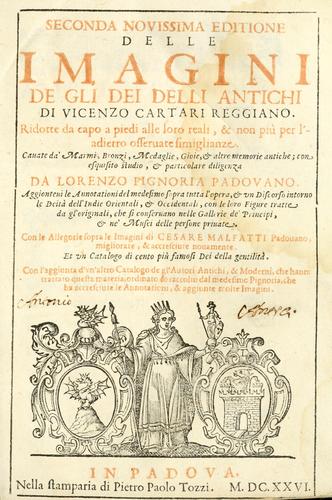 Imagini de i dei de gli antichi