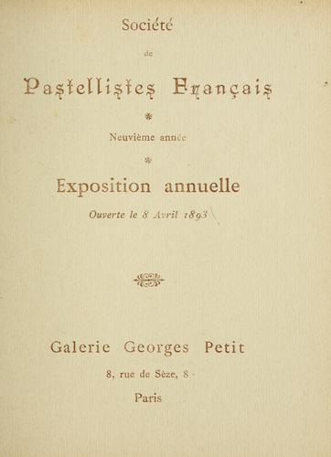 Société de pastellistes français, neuvième année by  cover