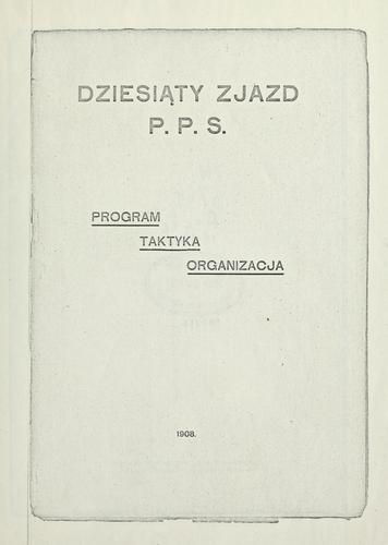 Program, taktyka, organizacja