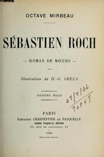 Sébastien Roch by Octave Mirbeau, creatives commons by-sa, Francisco Gil Craviotto, Nicoletta Simborowski cover