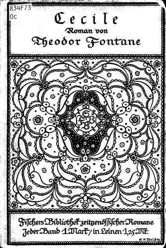 Cécile by Theodor Fontane cover