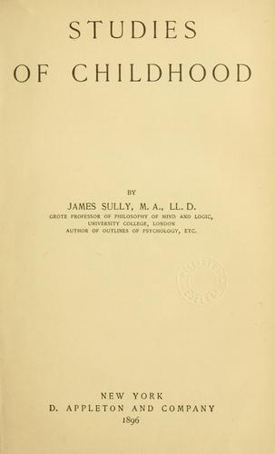 Studies of childhood