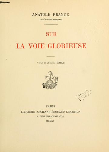 Sur la voie glorieuse