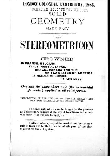 The stereometricon