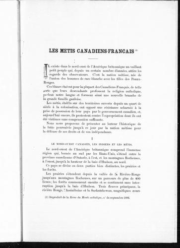 Les métis canadiens-français by Camille Derouet cover