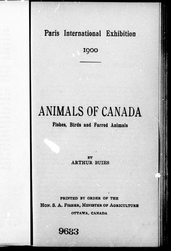 Animals of Canada