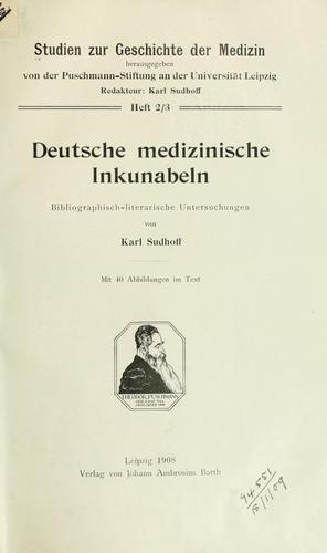 Deutsche medizinische inkunabeln by Karl Barth epistle to the Roman’s cover
