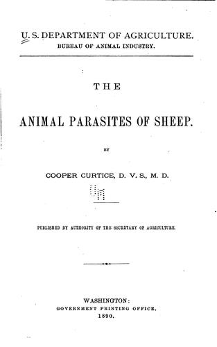 The animal parasites of sheep