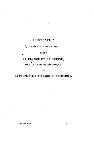 Convention conclue by France cover