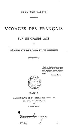 Mémoires et documents pour servir à l'histoire des origines françaises des pays d'outre-mer by Pierre Margry cover