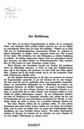 Deutsches zeitgenossenlexicon by Franz Neubert cover