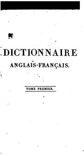 Dictionnaire anglais-franca̧is by Abel Boyer cover