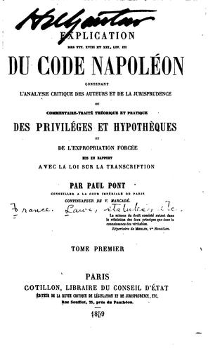 Explication des tit, XVIII, LIV by France cover