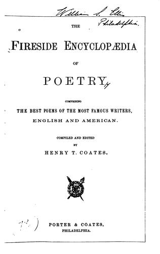 The fireside encyclopedia of poetry