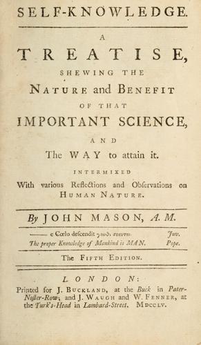 Self-knowledge