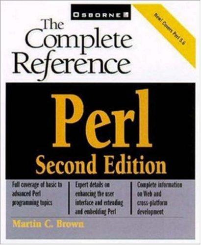Perl by Martin C. Brown cover