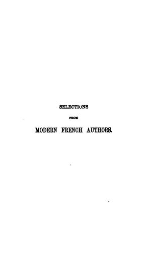 Contes et critiques français, recueilles des auteurs modernes, by the author of 'Amy Herbert' &c by Elizabeth Missing Sewell cover