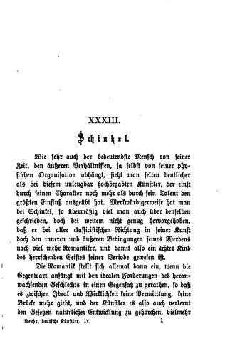 Deutsche Künstler des neunzehnten Jahrhunderts: Studien und Erinnerungen by Friedrich Pecht cover