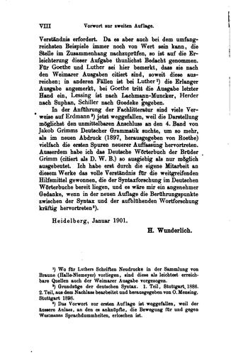 Der Deutsche Satzbau/ Hermann Wunderlich by Hermann Wunderlich cover
