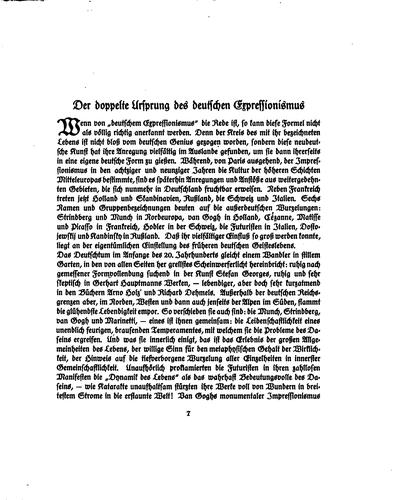 Die deutsche expressionistische Kultur und Malerei by Eckart von Sydow cover